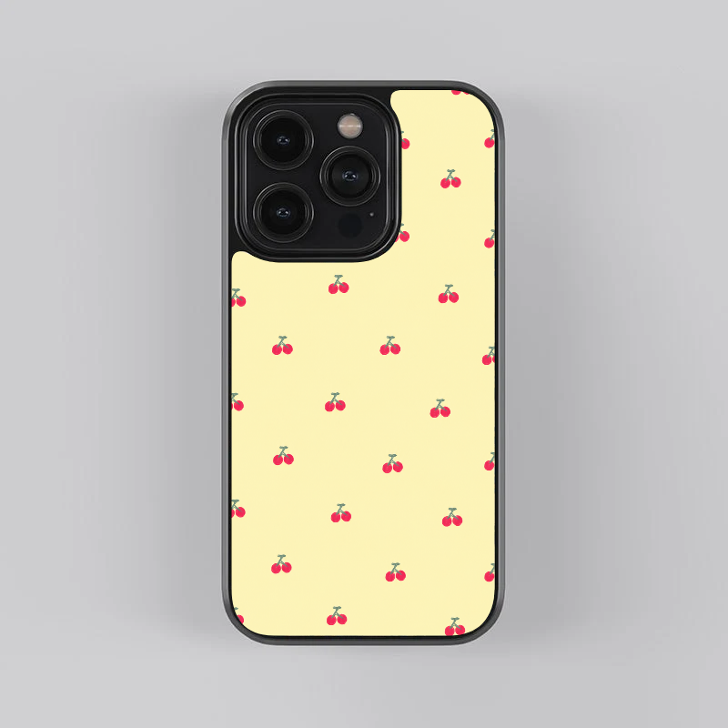 Cherry Chic Glass Case