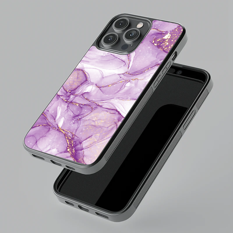 Lavender Mineral Glass Case