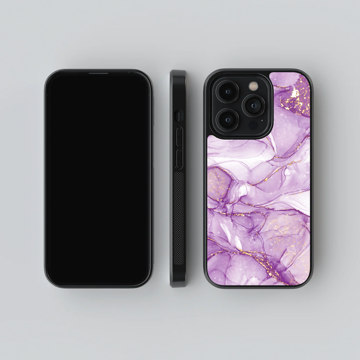 Lavender Mineral Glass Case