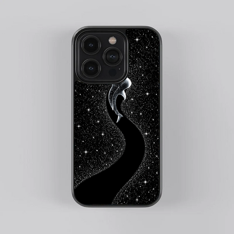 Starlit Dolphin Glass Case