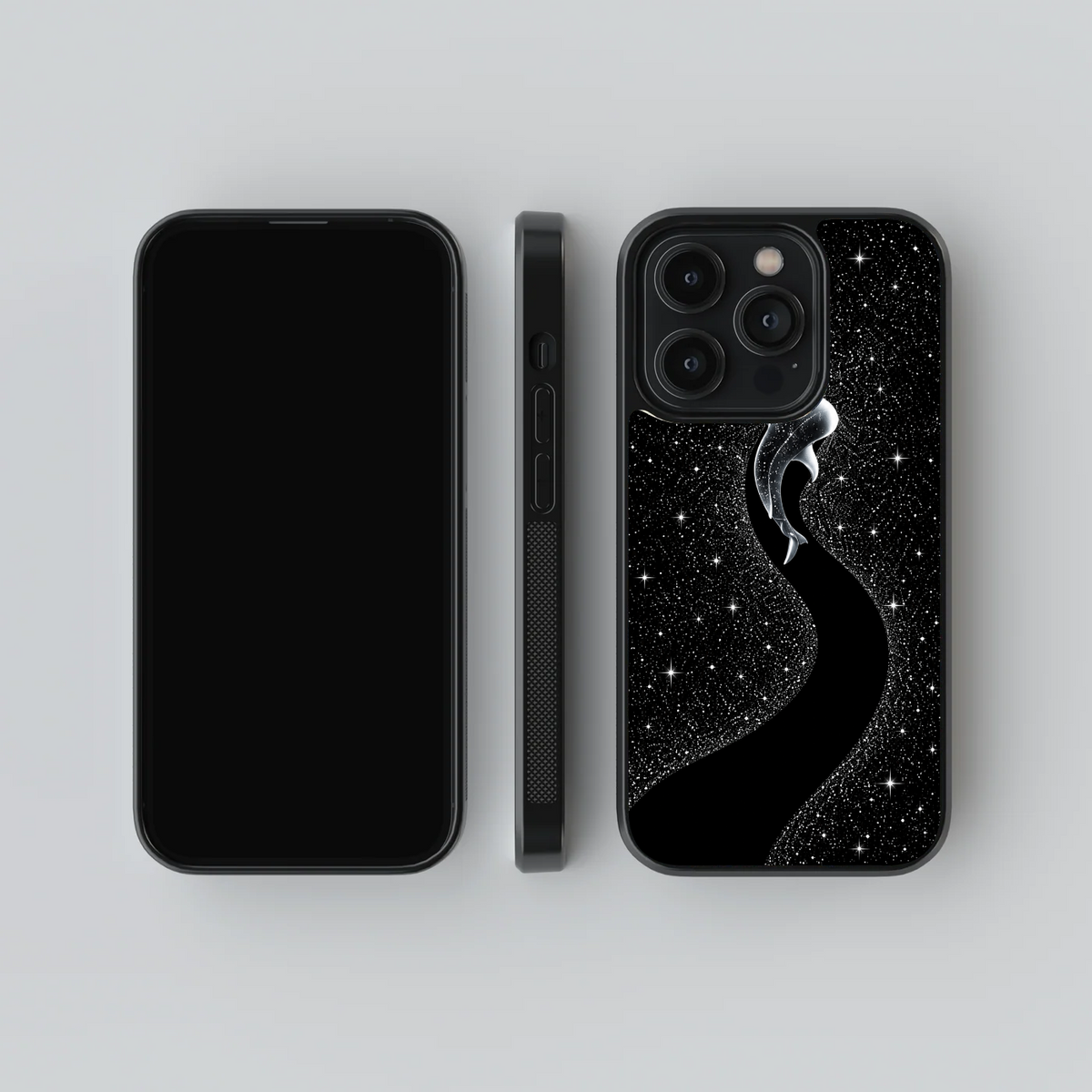 Starlit Dolphin Glass Case