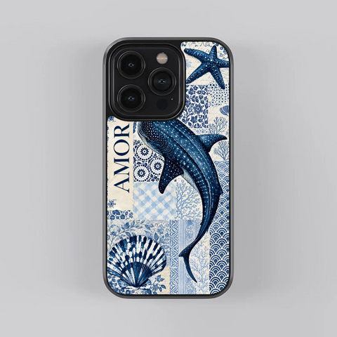Amor Whale Shark Glass Case