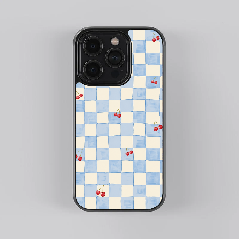 Cherry Ceramic Glass Case