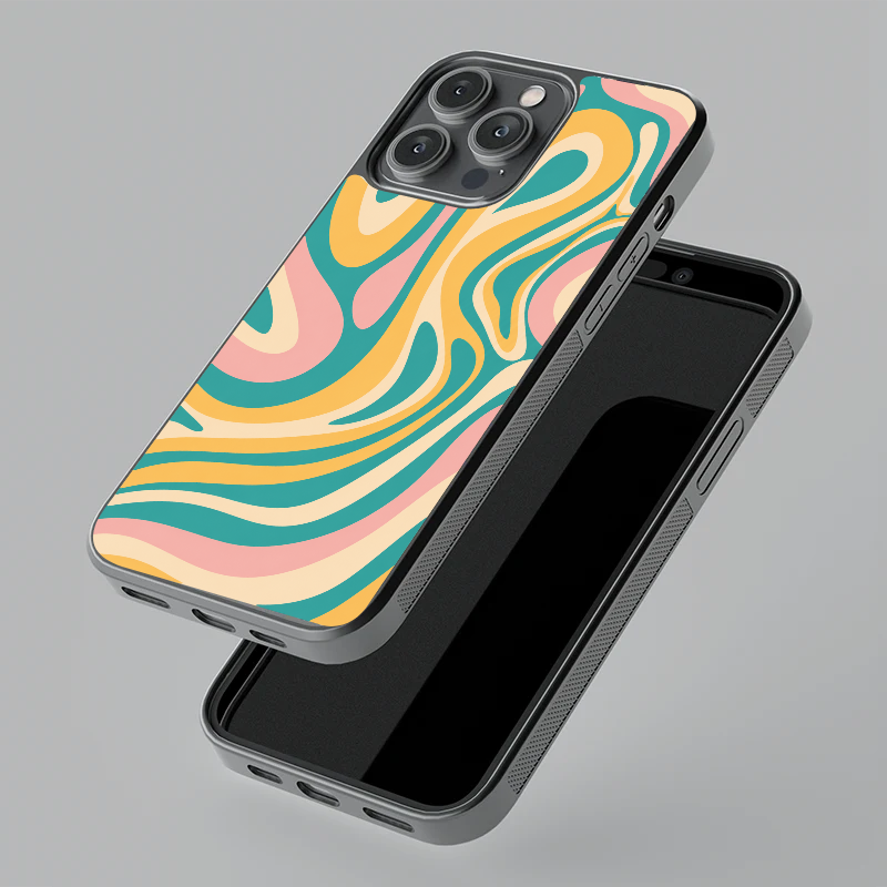 Liquid Pastel Glass Case