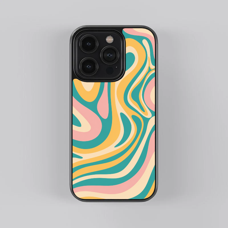 Liquid Pastel Glass Case