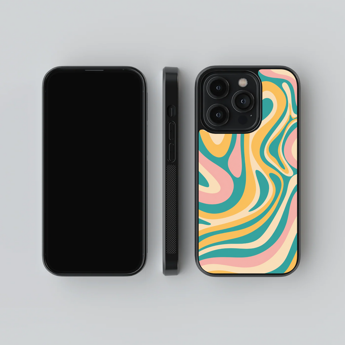 Liquid Pastel Glass Case