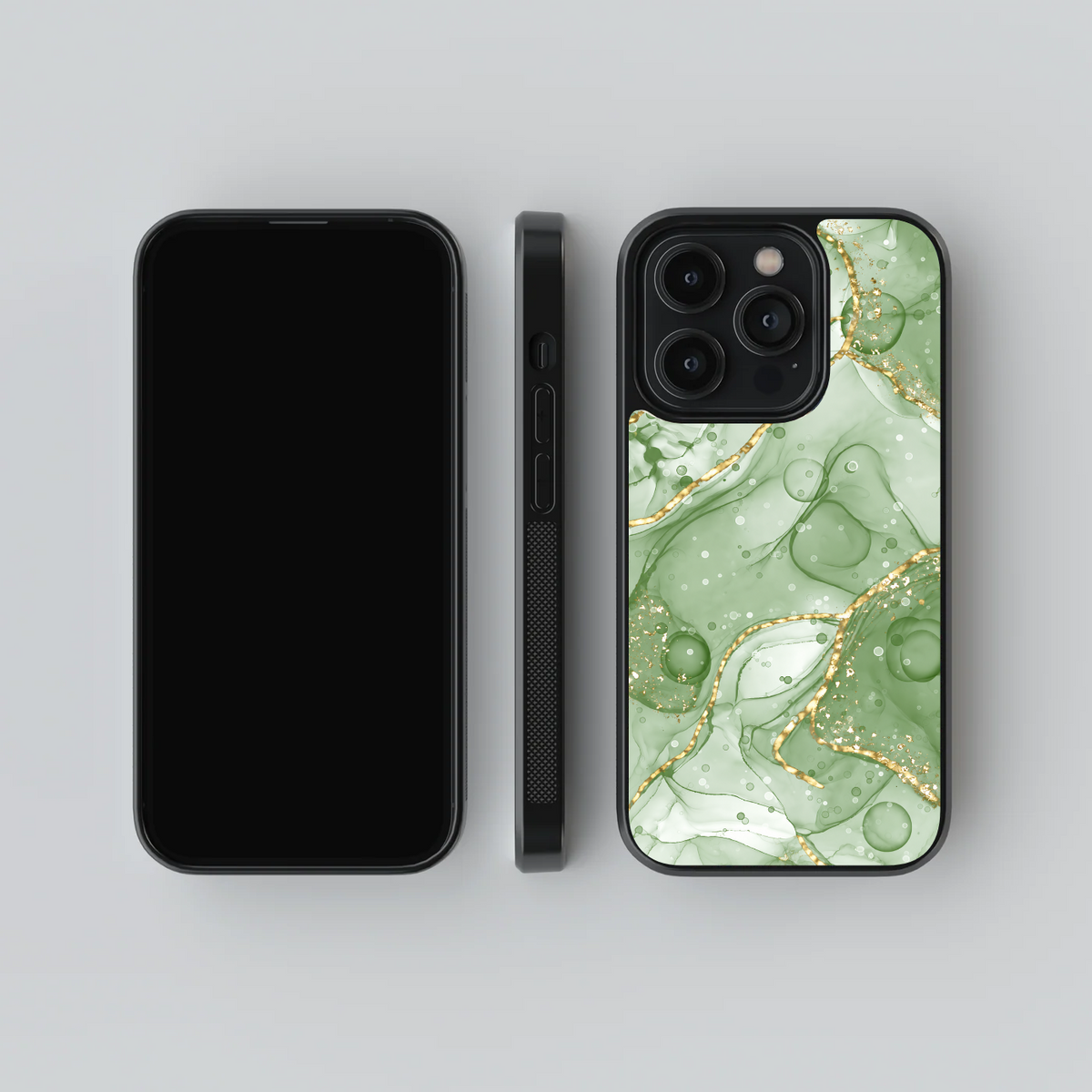 Sage Mineral Glass Case