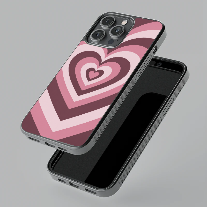 Heart Colour Fields Glass Case