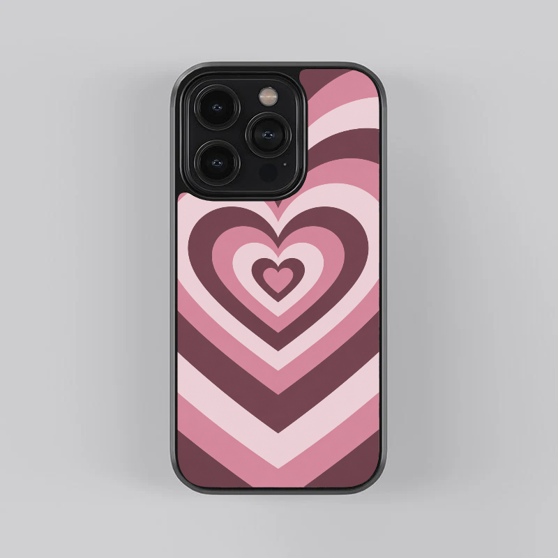 Heart Colour Fields Glass Case