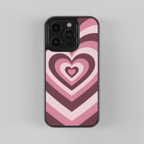Heart Colour Fields Glass Case