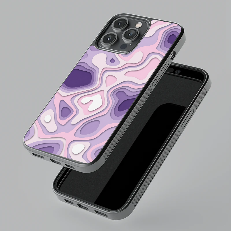 Violet Islands Glass Case