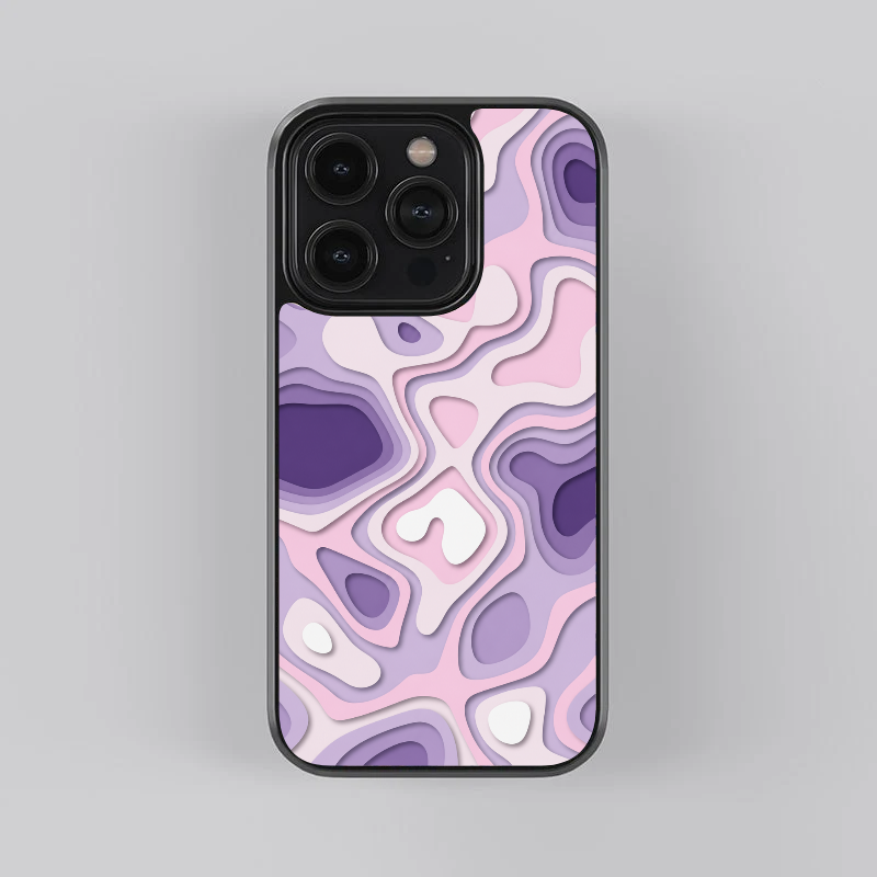 Violet Islands Glass Case
