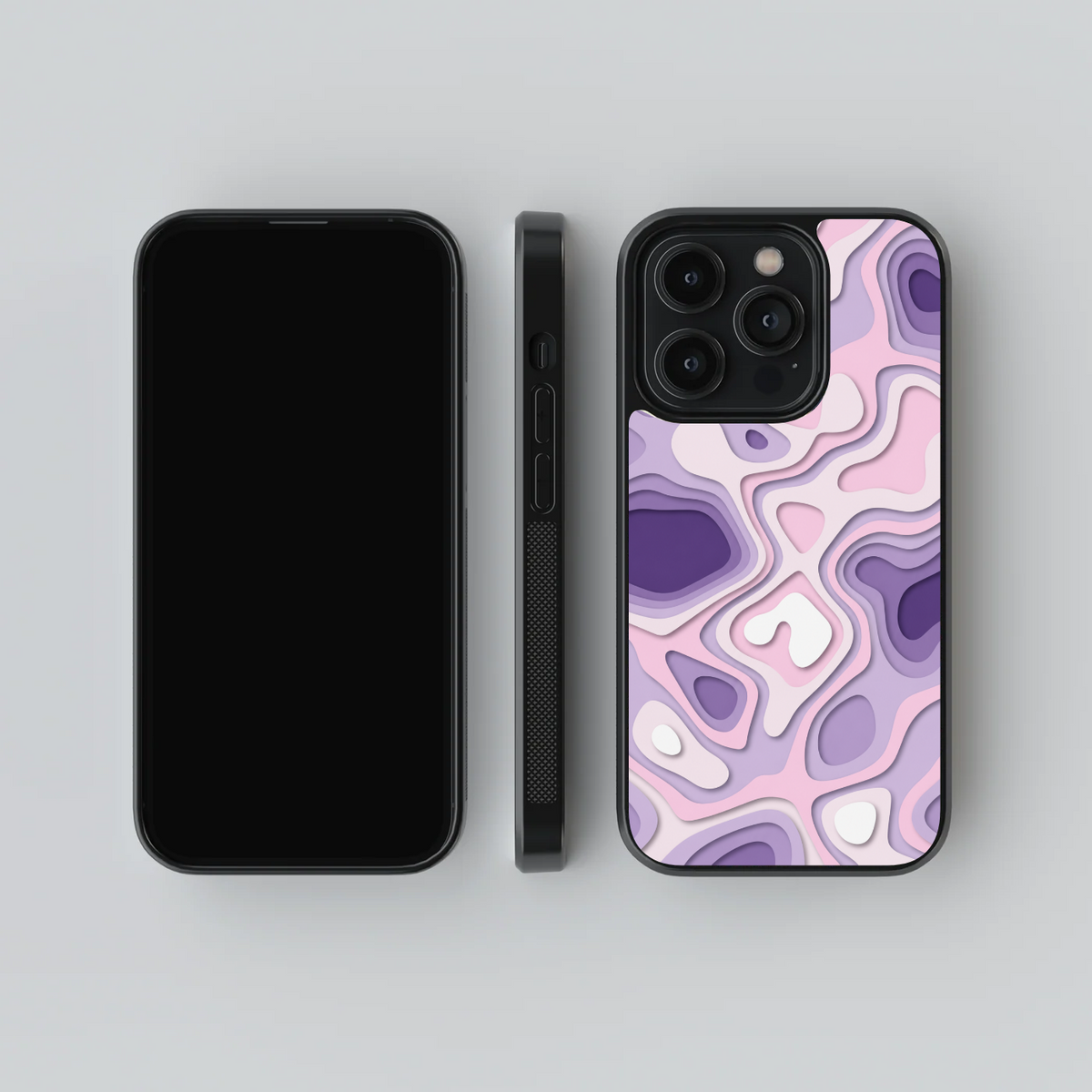 Violet Islands Glass Case
