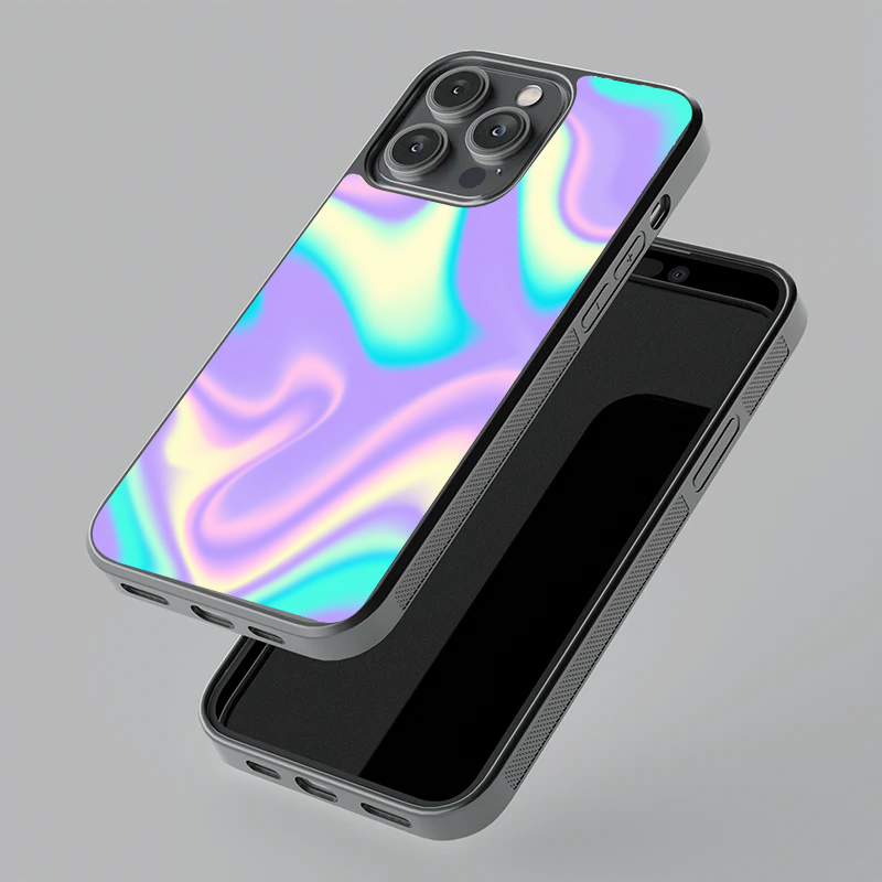 Iridescent Flow Glass Case