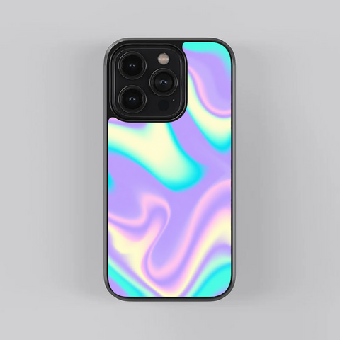 Iridescent Flow Glass Case