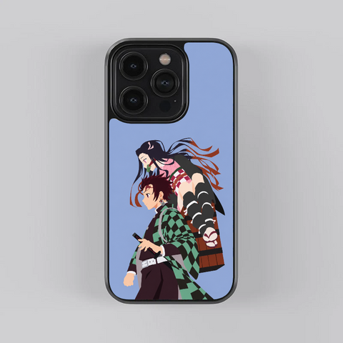 Tanjiro & Nezuko Glass Case