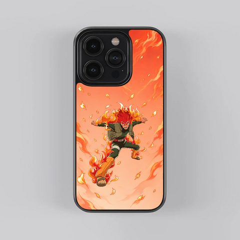 Might Guy Eight Gates Glass Case