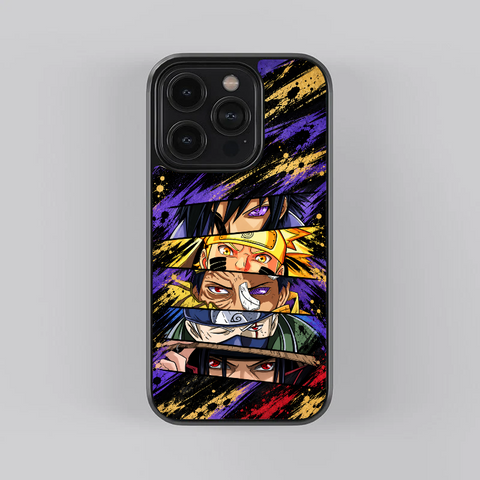 Naruto Character Panels Glass Case
