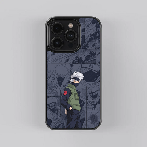 Kakashi Manga Glass Case