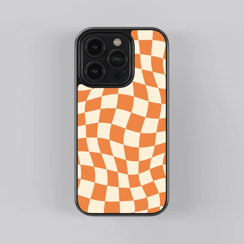 Apricot Tide glass case, back view